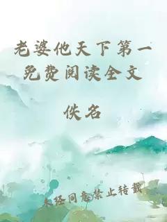 老婆他天下第一免费阅读全文